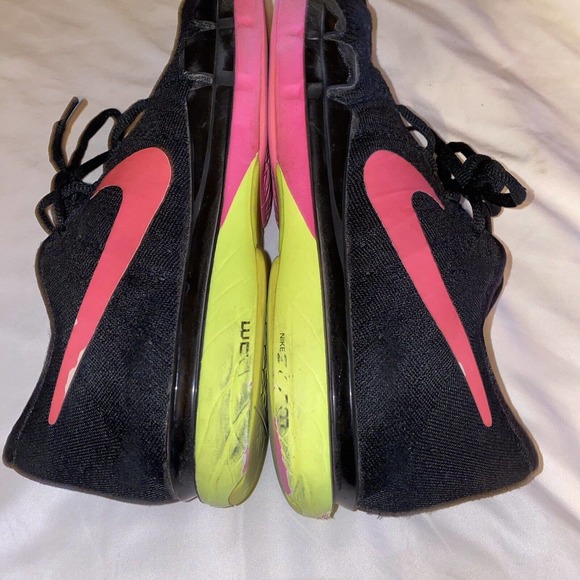 Nike Zoom Vapor‎ RF Roger Federer FlyKnit Sneakers Men Size 10 Black Blast-Volt - Picture 5 of 9